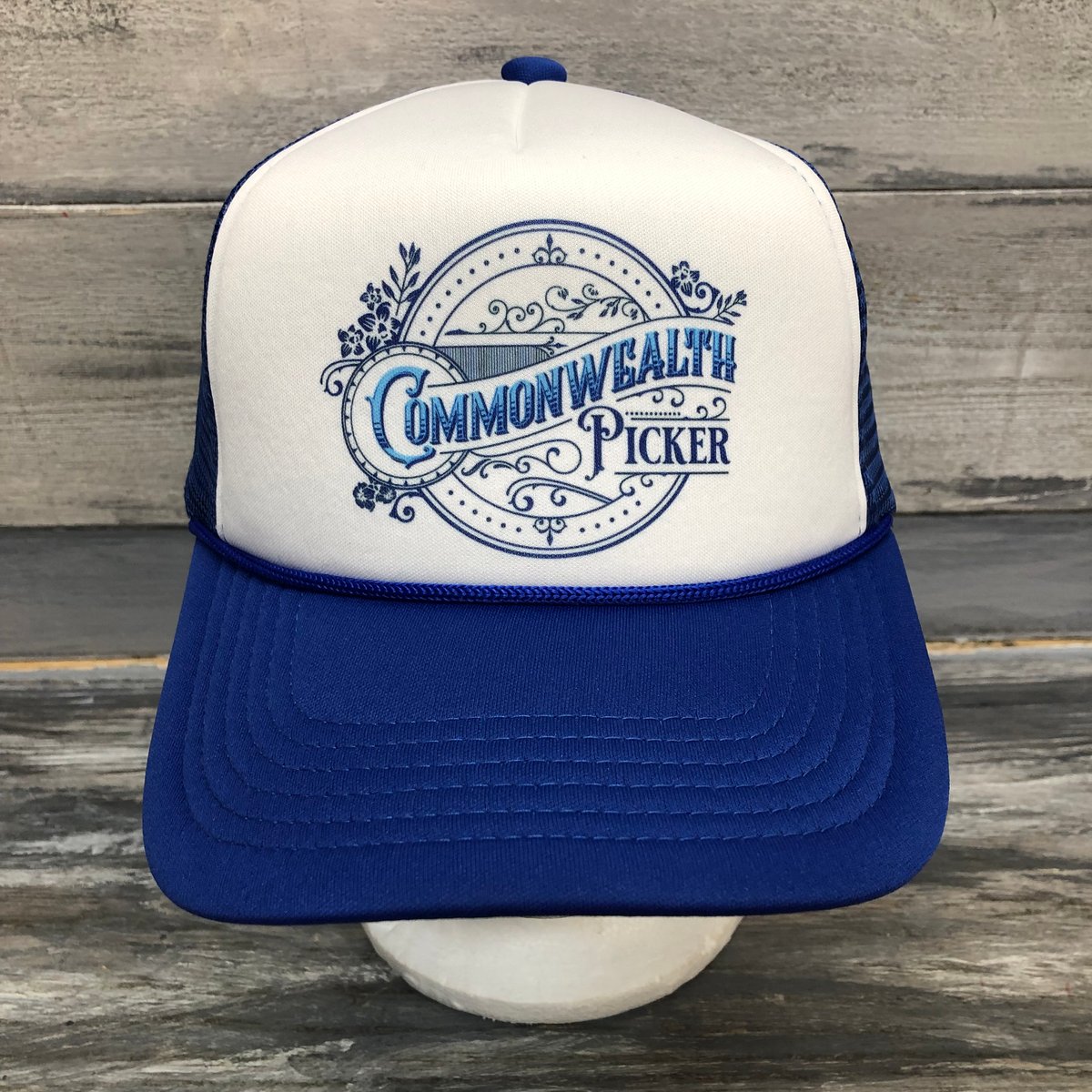 Commonwealth Picker Trucker Hat Blue