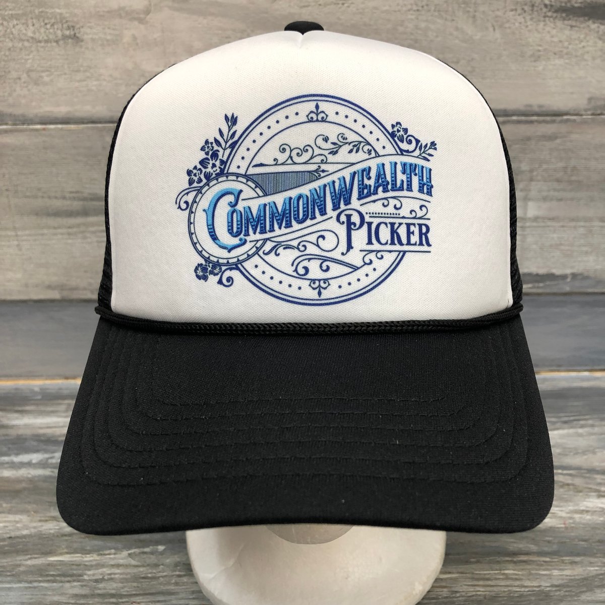 Commonwealth Picker Trucker Hat Black