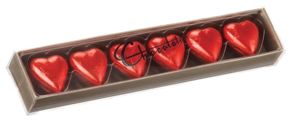 Image of Chocolatier love hearts - 6 pack (45g) 
