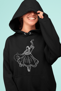 Image 2 of Afghan Girl/Attan unisex hoodie- 100% proft to charity