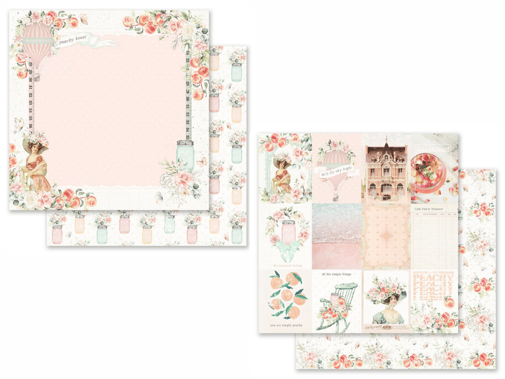 Image of Prima | Peach Tea 12x12 Paper Pack