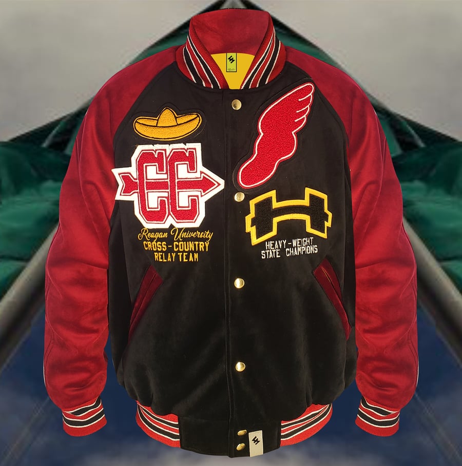 Image of SAFE TRAVELS " Varsity Jacket"