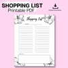 Shopping List PDF