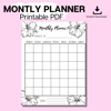 Monthly Planner PDF