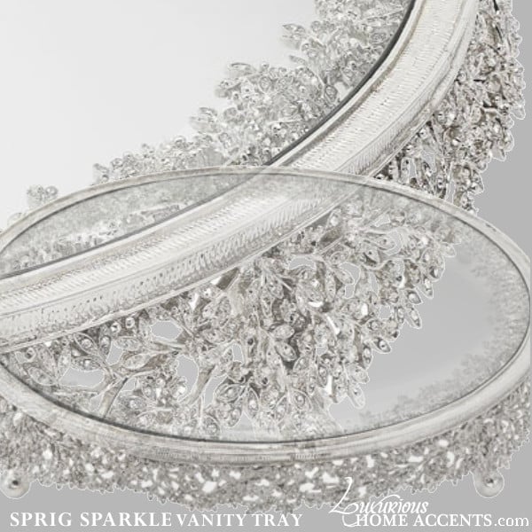 Image of Bliss Sprig Sparkle Vanity Tray