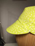 Cotton cycling cap - lines on lime Image 2
