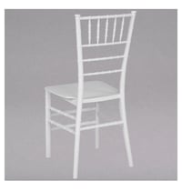 Image 1 of Adult White chaivari chair  + White Cushion 