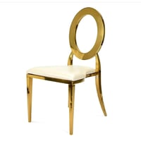 Image 1 of Adult Gold O ring stainless steel chair 
