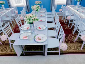 Image of Kids white chaivari chair 