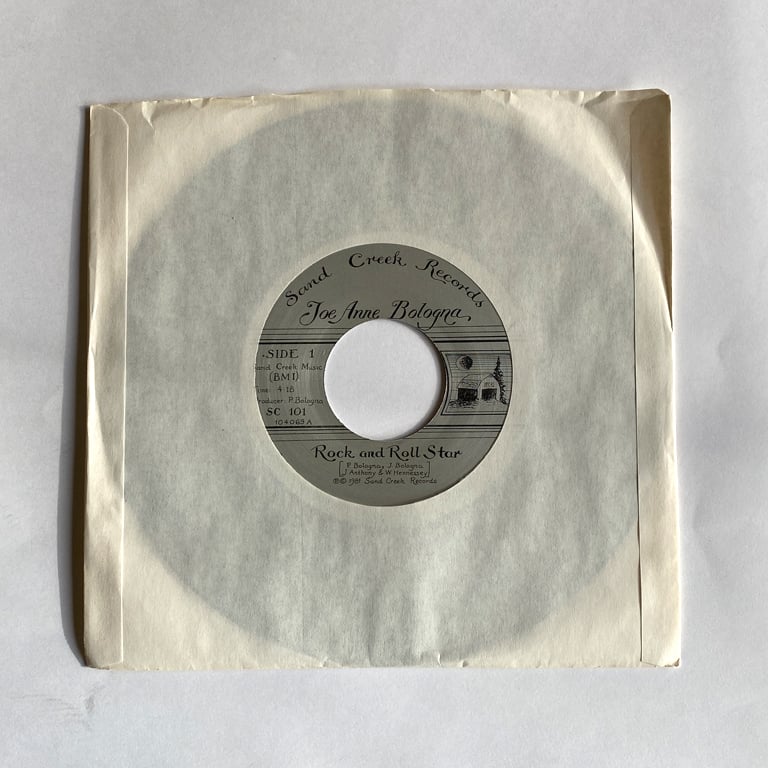 Image of JOE ANNE BOLOGNA - ROCK AND ROLL STAR 7"