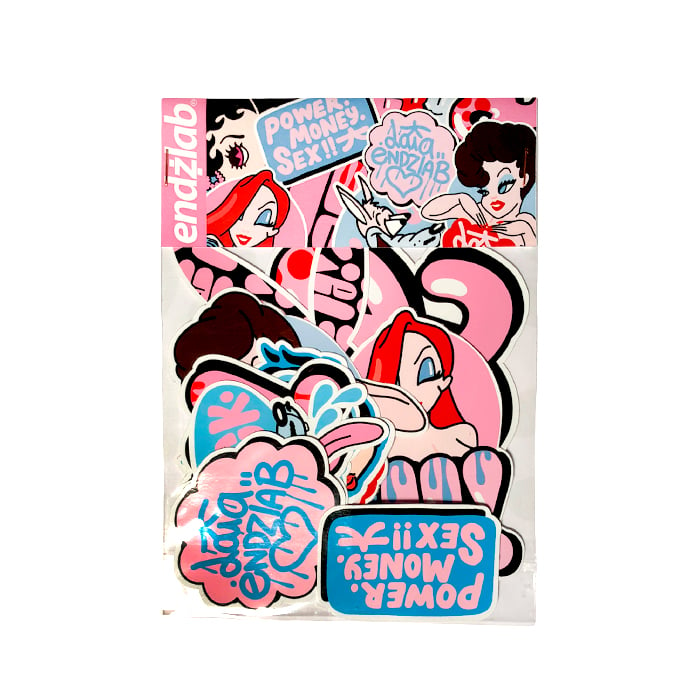 Laia1 - "power Money Sex" Sticker pack