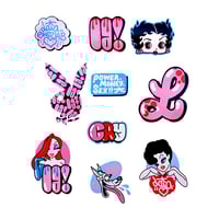 Image 2 of Laia1 - "power Money Sex" Sticker pack
