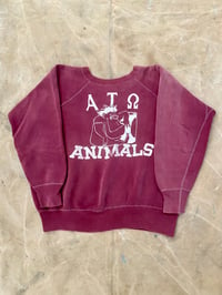 Image 2 of 60s ΑΤΩ ANIMALS FRATERNITY SUNFADED SWEATSHIRT