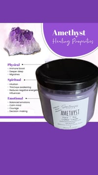 Image 1 of Amethyst Candle
