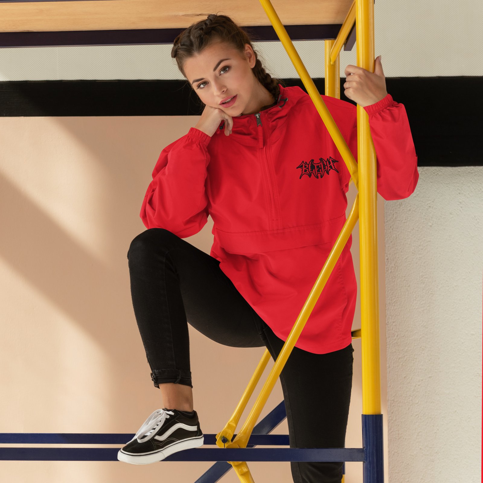 CHAMPION DEATHCORE BLEGH PACKABLE JACKET | Ohrion Apparel