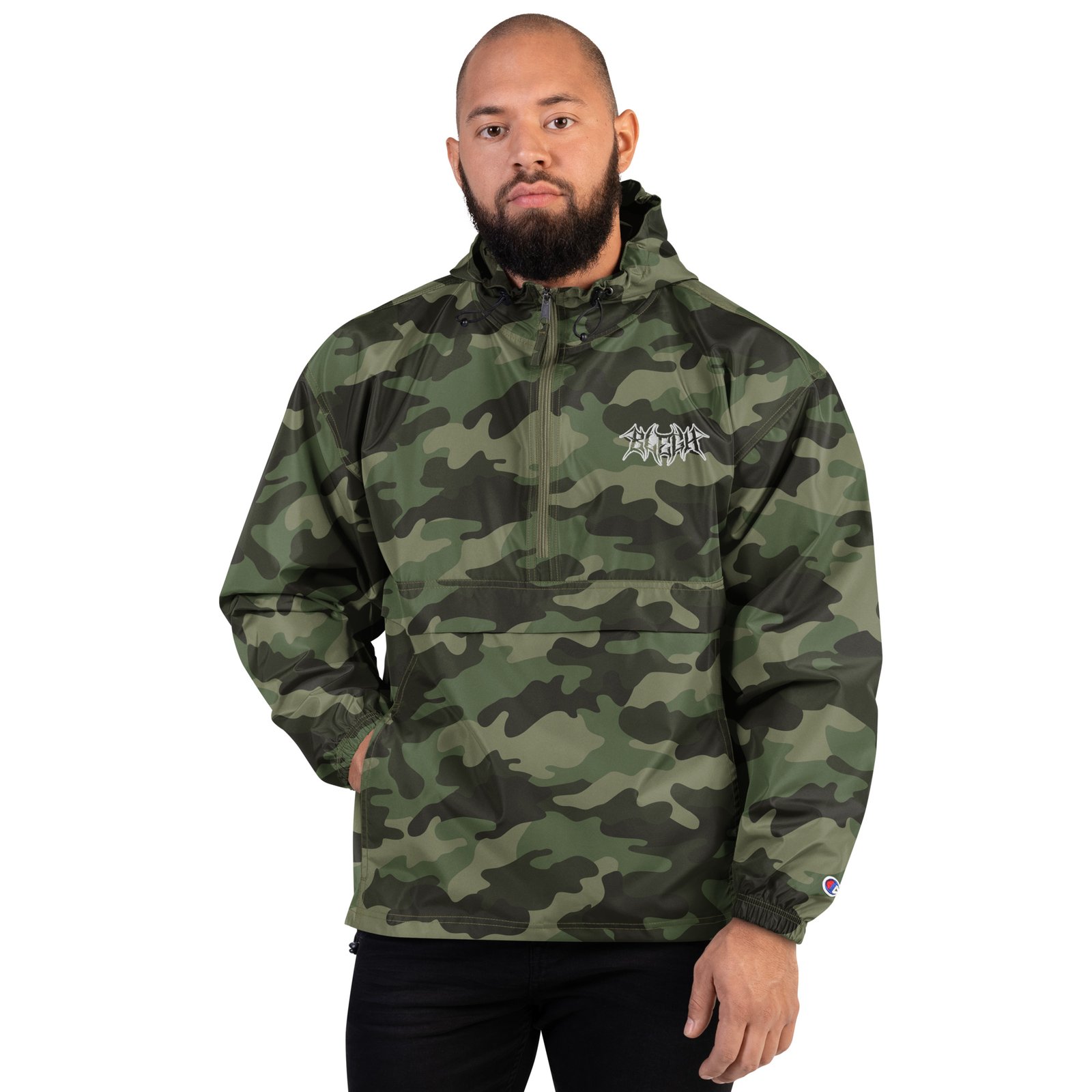 CHAMPION DEATHCORE BLEGH PACKABLE JACKET | Ohrion Apparel