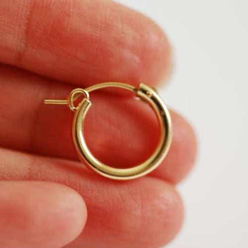 Image of Gold Filled Huggie Hoops