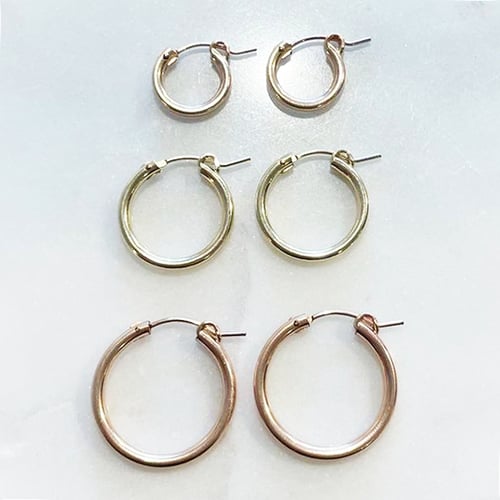 Image of Gold Filled Huggie Hoops