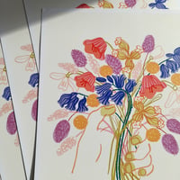 Image 2 of 'Spring Flowers' A3 Art Print
