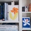 Cut-out Flowers A5 Screenprint