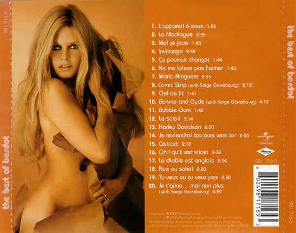 Brigitte Bardot – The Best Of Bardot, CD, NEW