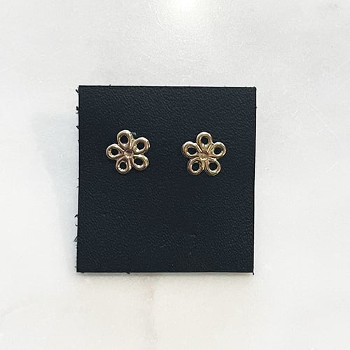 Image of Gold Filled Charm Daisy Studs
