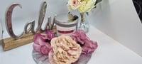 Image 2 of Large grey glass scented candle 