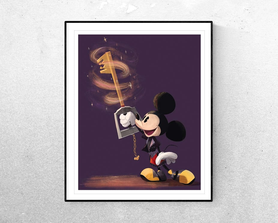 Image of KH Mickey Art Print