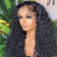 Transprent Water Wave 13×4 Frontal Unit Wig 150%-180% Density Virgin Hair