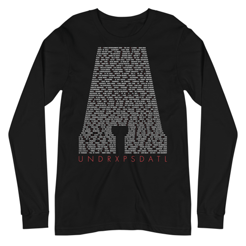 Image of ATL Hip-Hop Community Unisex Long Sleeve Tee (Black)