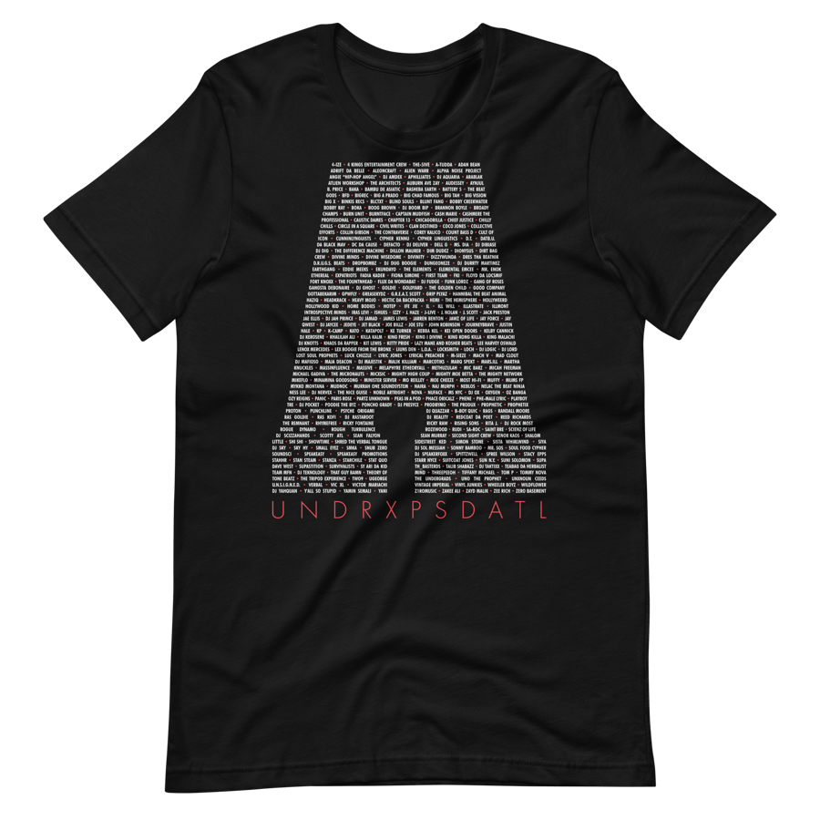 Image of ATL Hip-Hop Community Short-Sleeve Unisex T-Shirt (Black)