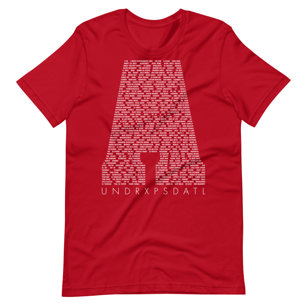 Image of ATL Hip-Hop Community Short-Sleeve Unisex T-Shirt (Red)