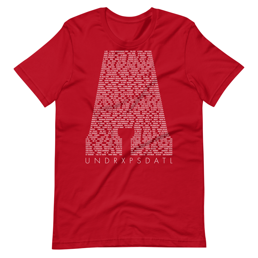 Image of ATL Hip-Hop Community Short-Sleeve Unisex T-Shirt (Red)