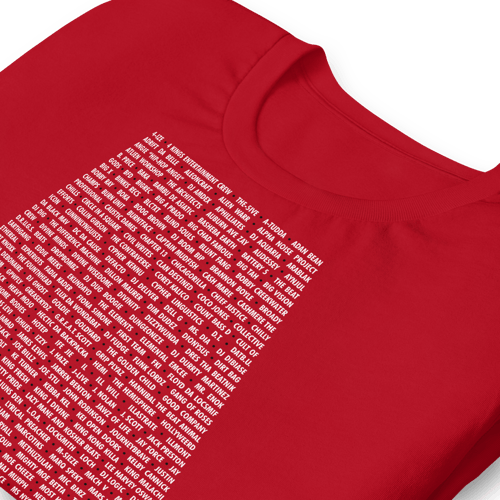 Image of ATL Hip-Hop Community Short-Sleeve Unisex T-Shirt (Red)