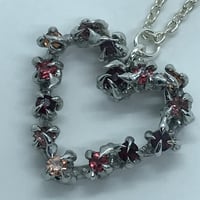 Image 3 of Rose Garden Heart Pendant 