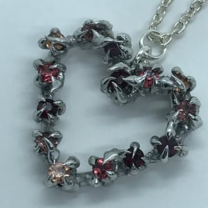 Rose Garden Heart Pendant 