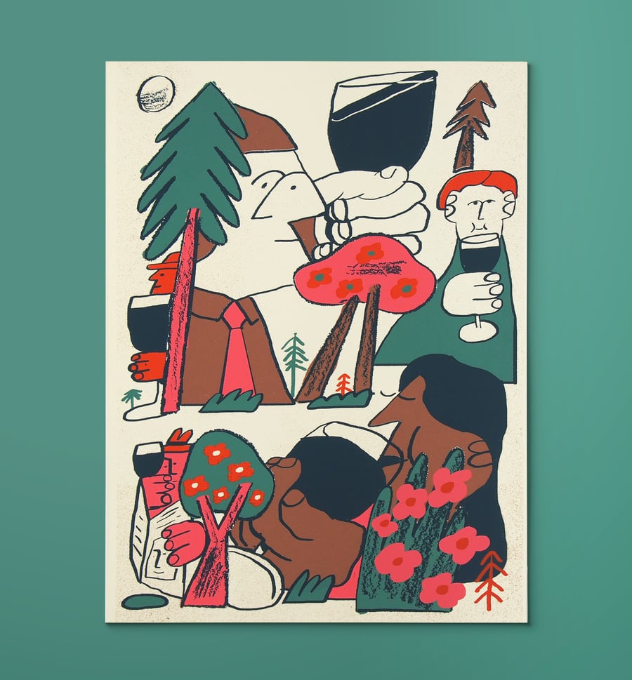 Image of WINE IN THE GARDEN, Darren Shaddick