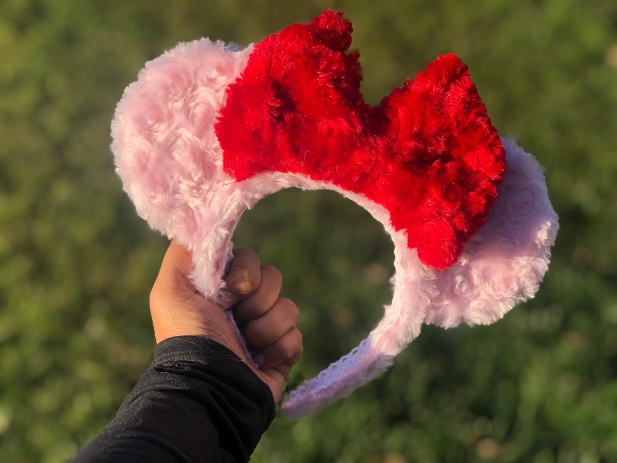 Image of Fuzzy slipper inspired mouse ears 