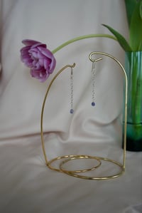 Image 2 of Tanzanite Starlet Earrings