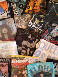 Image 2 of Vintage Rock & Roll classic rock tshirt bundle mystery gift box