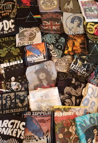 Image 4 of Vintage Rock & Roll classic rock tshirt bundle mystery gift box