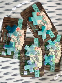 Image 1 of Cross studs large 