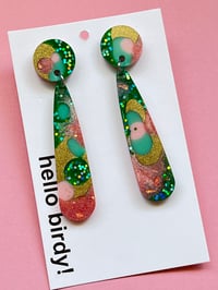 Grace Teardrop Green & Pink