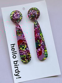 Grace Teardrop Magenta & Mauve