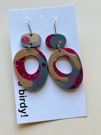Image 1 of Sophie double drop Neutrals & Bright Pink