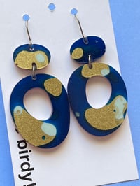 Image 1 of Sophie double drop Blue & Gold