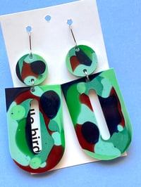 Stella Statement Dangle Green & Blue
