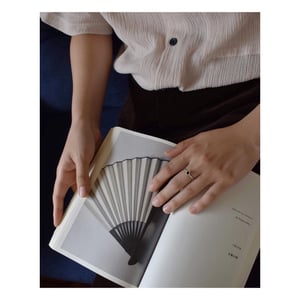 Image of Phan Thiet Blue Sapphire crystal oval cut classic silver ring