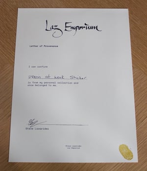 Image of Vermin at Work - Original POW Banksy sticker