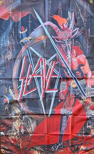 Image of Slayer "  Show No Reign "  Flag / Banner / Tapestry 